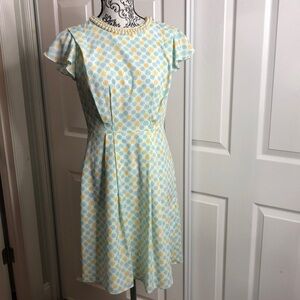 Jason Wu Target Dress Yellow Turquoise Beaded Dress 4
